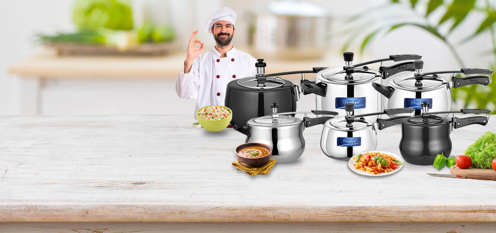 Devidayal stainless steel pressure cooker sale